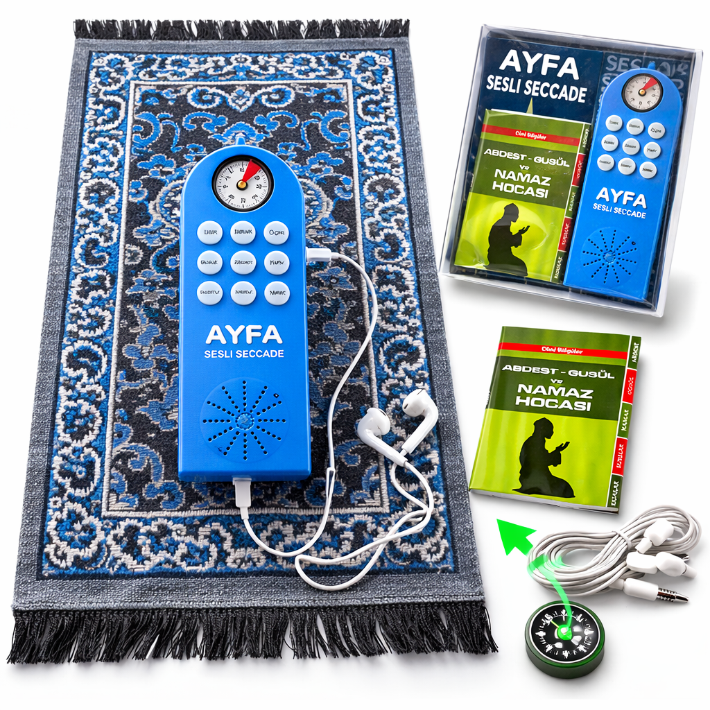 Namazı Öğreten Kulaklıklı Seccade